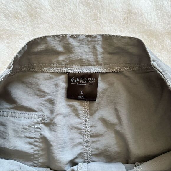 Realtree Fishing Men’s Cargo Shorts Gray Size Large - Picture 4 of 7